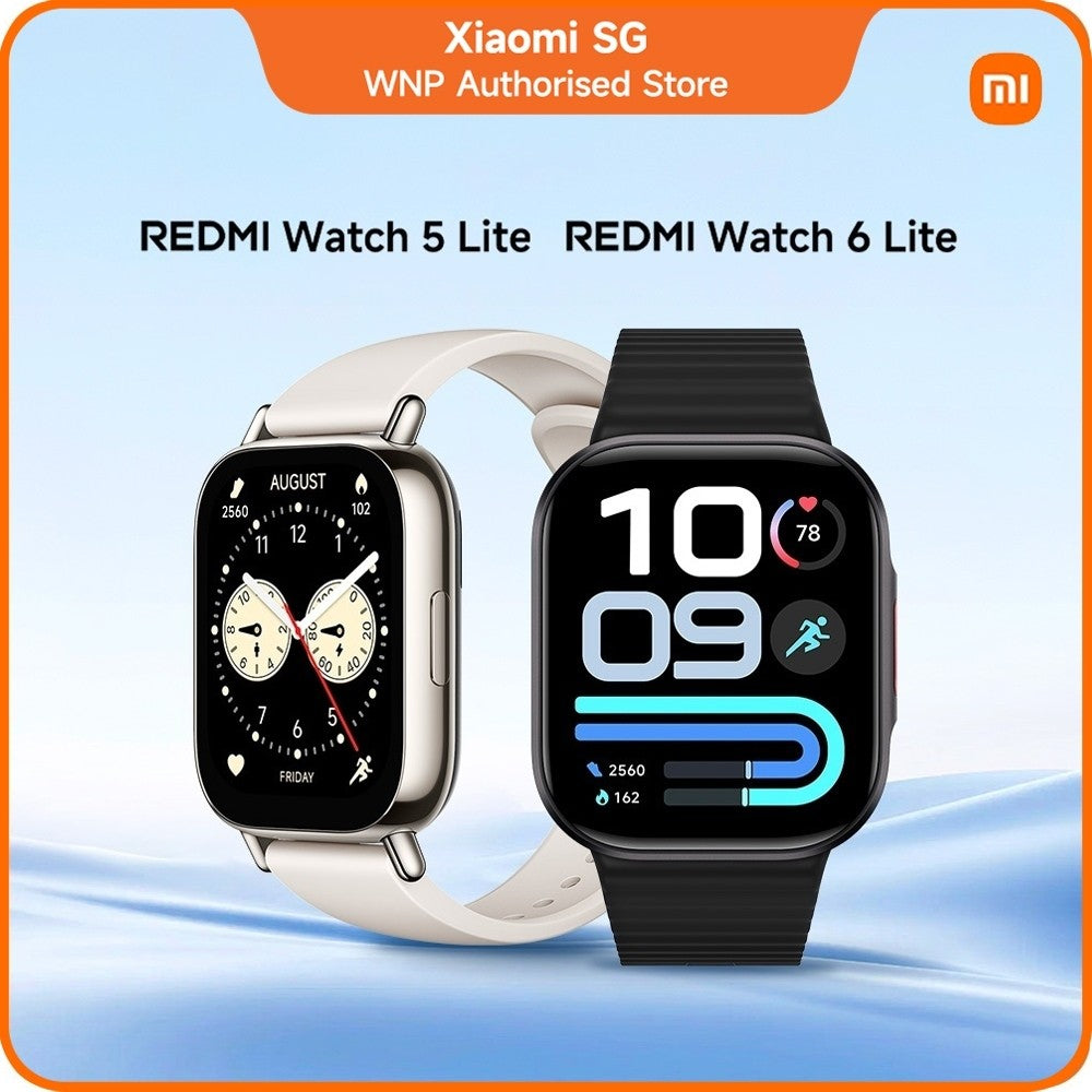 REDMI Watch 6 Lite | 1.96'' AMOLED display, 150+ sport modes, Built-in GNSS, Local warranty