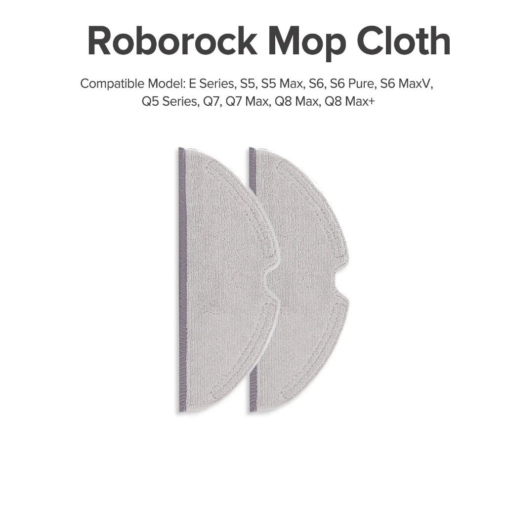 Mop Cloth for Roborock E Series, S5, S5 Max, S6, S6 Pure, S6 MaxV, Q5 Series, Q7, Q7 Max, Q8 Max, Q8 Max+