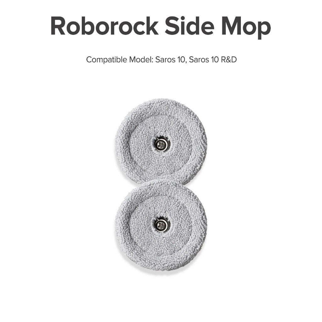 Side Mop for Roborock Saros 10, Saros 10 R&D