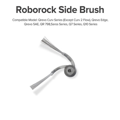 Side Brush for Roborock Qrevo Curv,5A1,Curv 2 Pro, Qrevo Edge, Qrevo 5AE, QR 798, Saros Series, Q7 TF/TF+, Q10 Series
