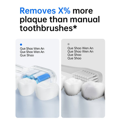 Laifen Wave Electric Toothbrush with Gum Care, Innovative 60° Oscillation & Vibration