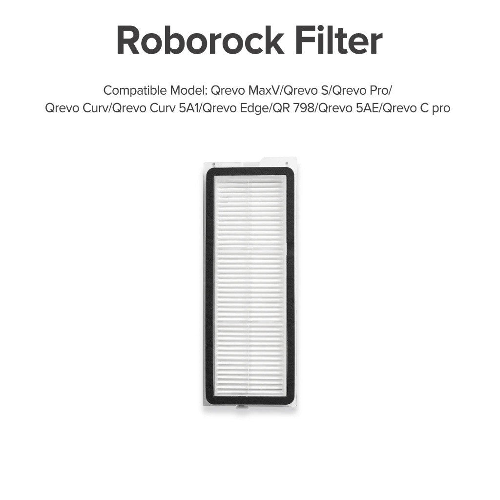 Filter for Roborock Qrevo MaxV/Qrevo S Pro/Qrevo Curv/Qrevo Curv 5A1/Qrevo Edge/QR 798/Qrevo 5AE/Qrevo C Pro