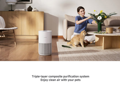 Xiaomi Smart Pet Care Air Purifier | Automatic anti-stress algorithm, Triple-layer purification system