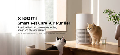 Xiaomi Smart Pet Care Air Purifier | Automatic anti-stress algorithm, Triple-layer purification system