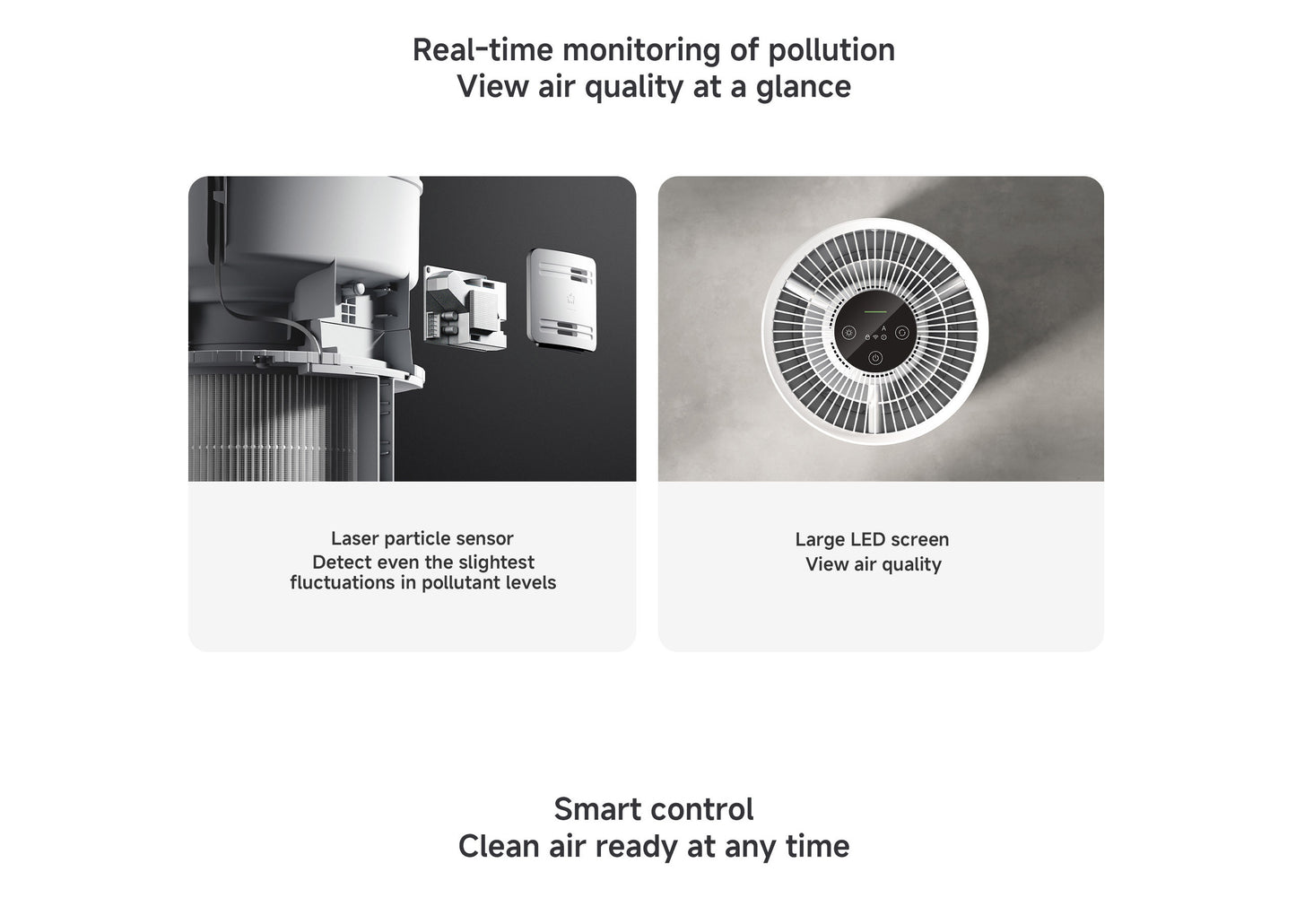 Xiaomi Smart Pet Care Air Purifier | Automatic anti-stress algorithm, Triple-layer purification system