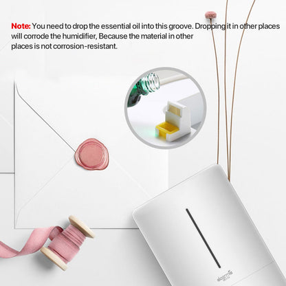 Deerma F628S 5L Air Humidifier Quiet Operation, Silent Ultrasonic, ABS Quality , LED Screen
