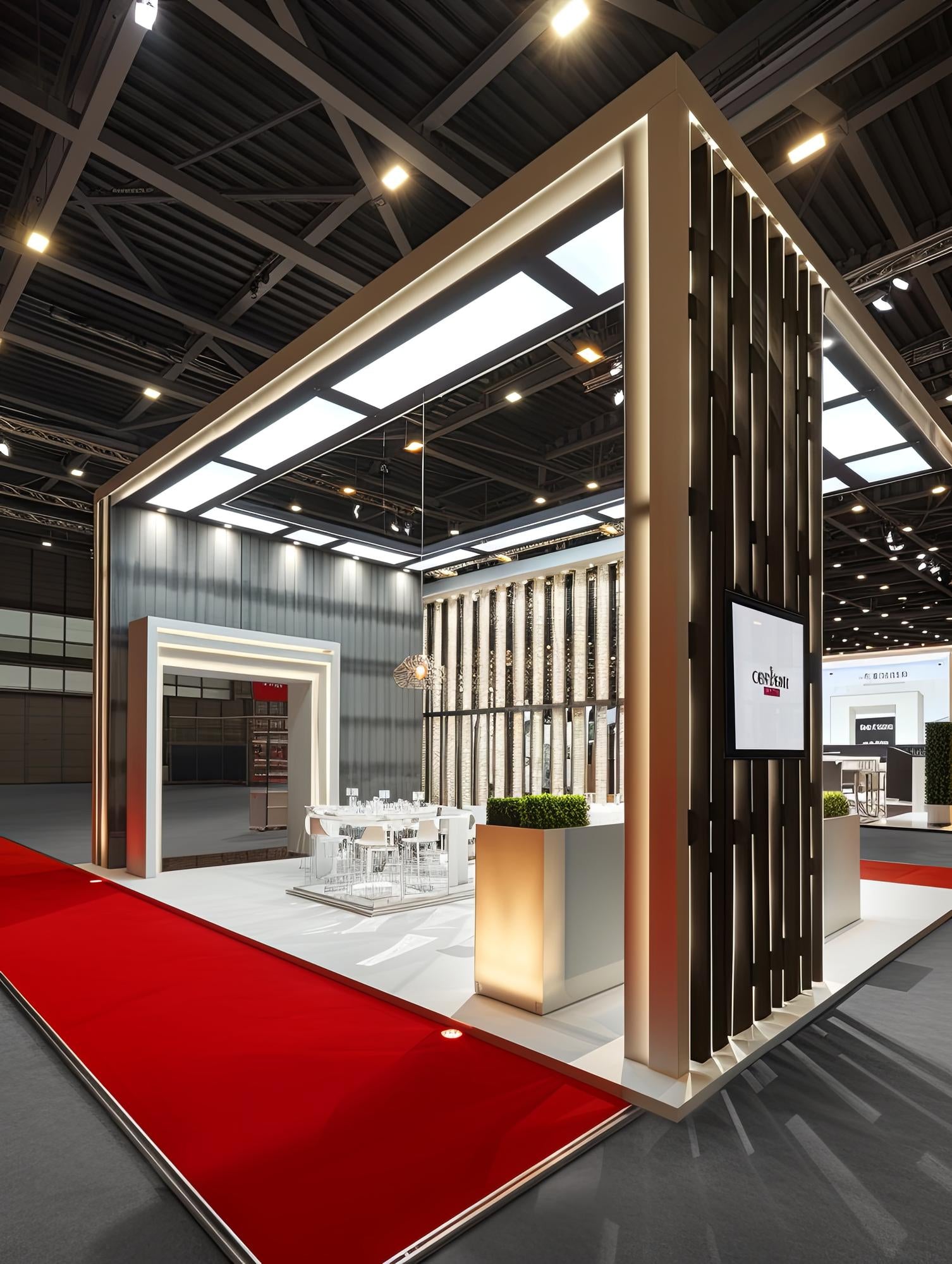Exhibition booth build-out project